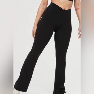 Black Flair Cross Over Leggings